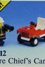 LEGO LEGO 6612 Fire Chief's Car LEGOLAND Zonder doos Met Boekje Gebruikt