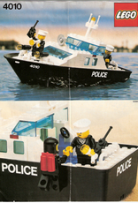 LEGO LEGO 4010 Police Rescue Boat LEGOLAND Zonder doos Met Boekje Gebruikt