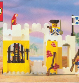 LEGO 6259 Broadside's Brig PIRATES Zonder doos Met Boekje Gebruikt