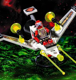 LEGO 6836 V-Wing Fighter SYSTEM, Zonder Doos, Met Boekje
