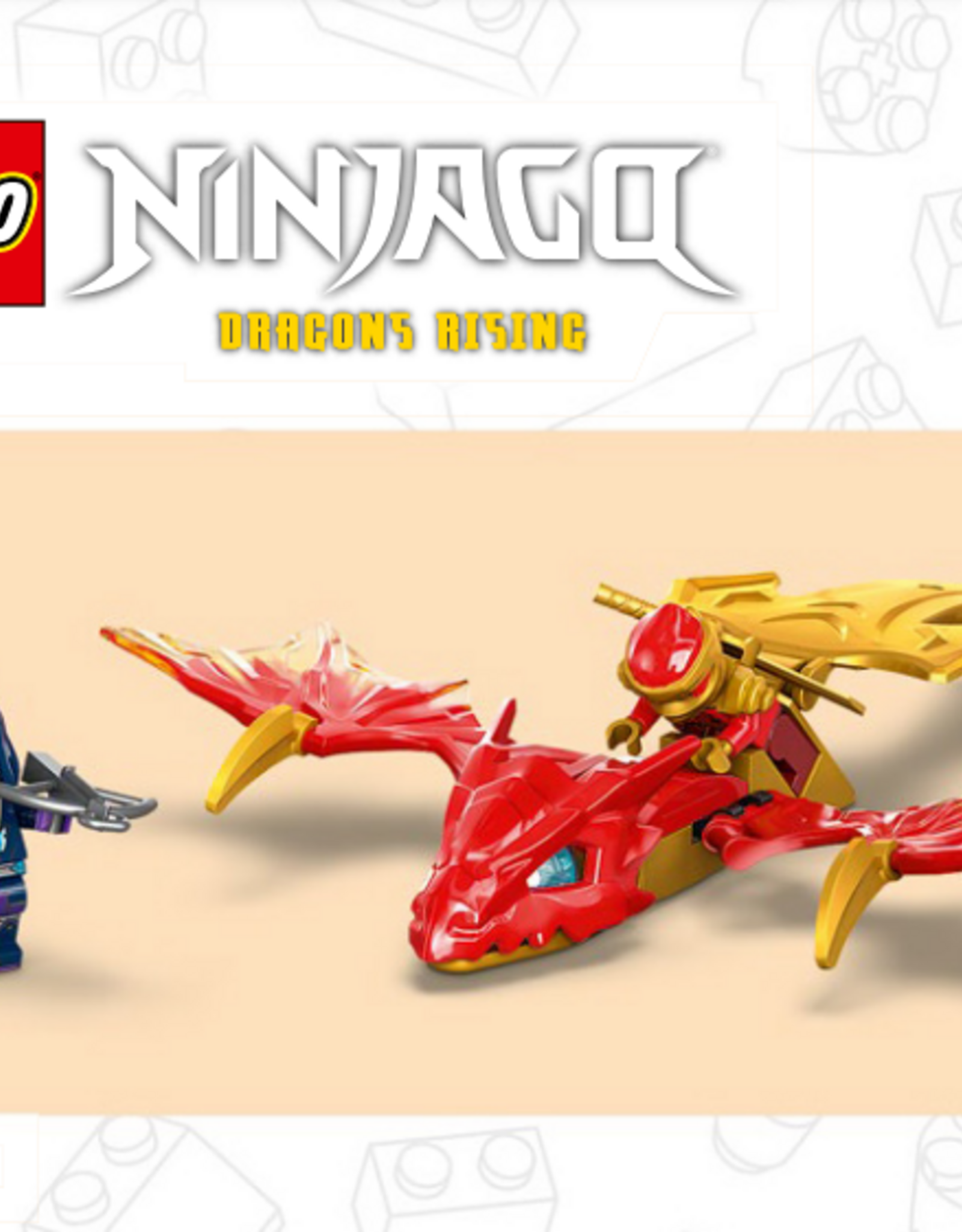 LEGO LEGO 71801 Kai's Rising Dragon Strike NINJAGO Zonder doos Met Boekje Gebruikt