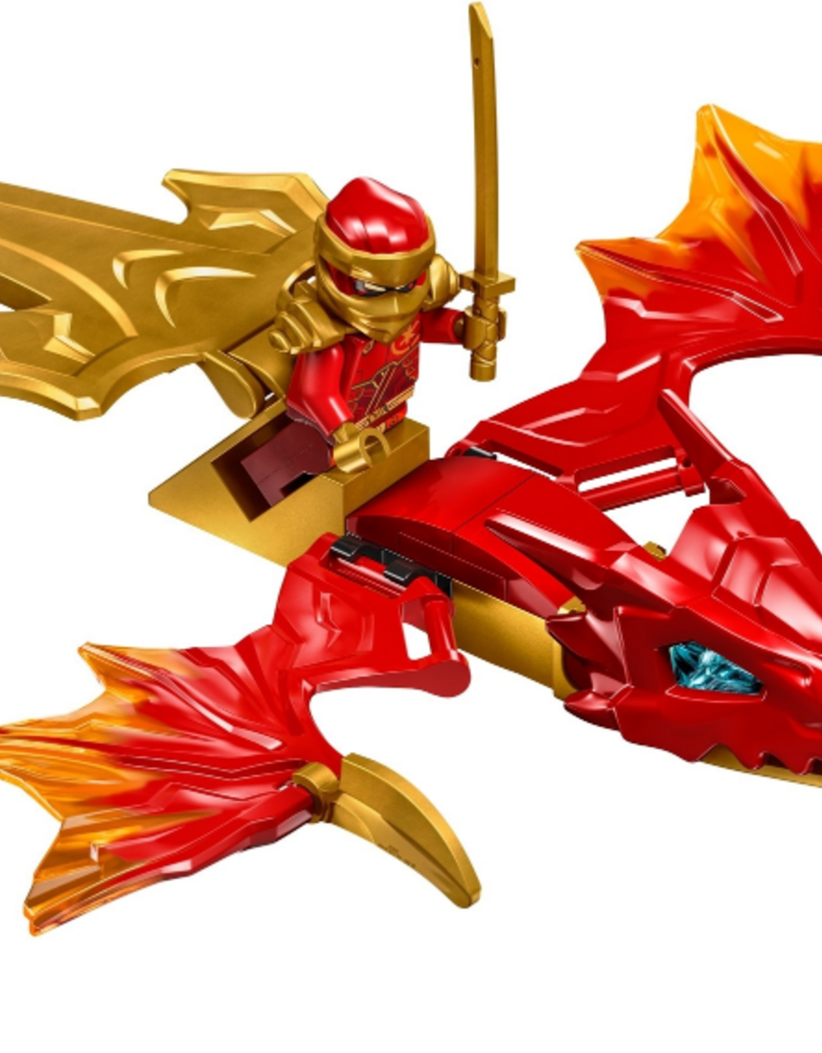 LEGO LEGO 71801 Kai's Rising Dragon Strike NINJAGO Zonder doos Met Boekje Gebruikt