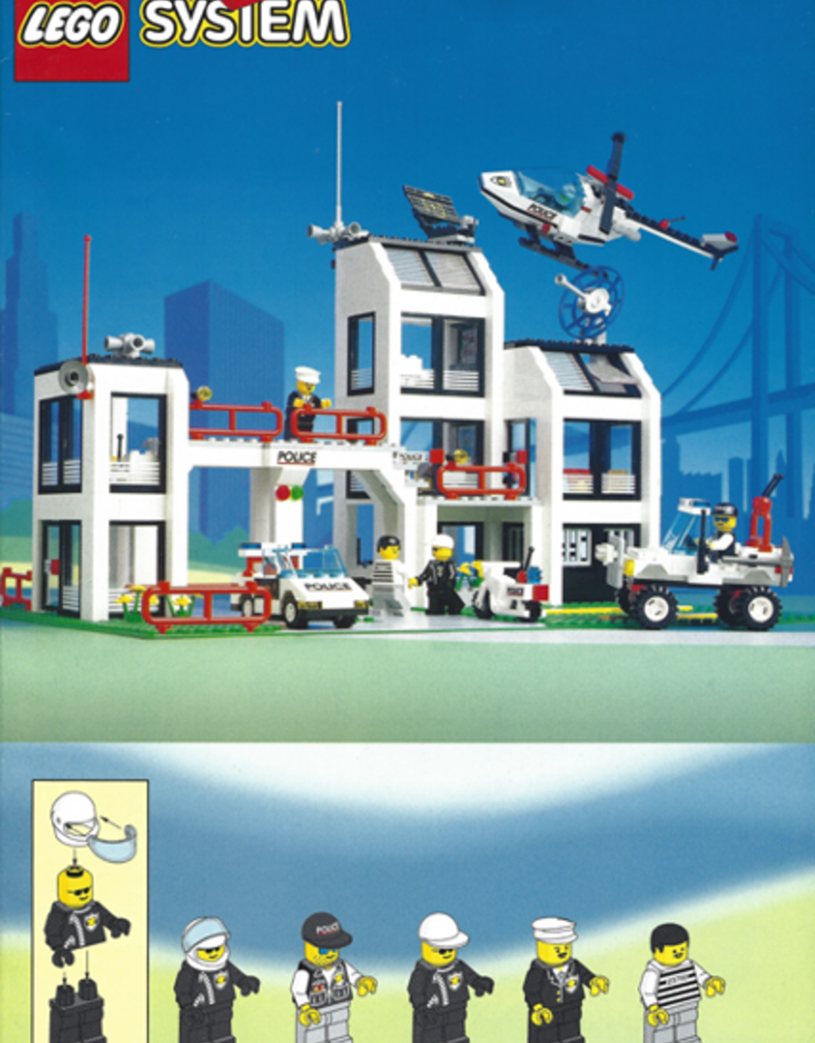 LEGO LEGO 6398 Central Precinct HQ SYSTEM, Zonder Doos, Met Boekje