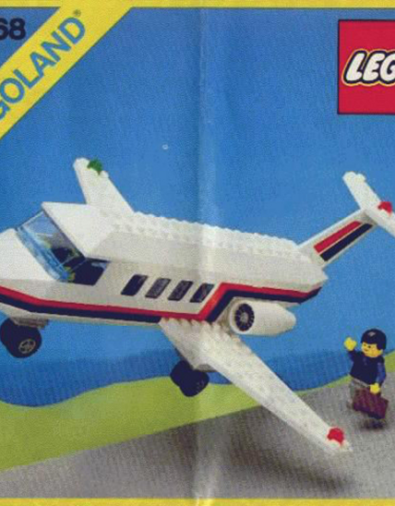 LEGO LEGO 6368 Jet Airliner LEGOLAND, Zonder doos Met Boekje Gebruikt