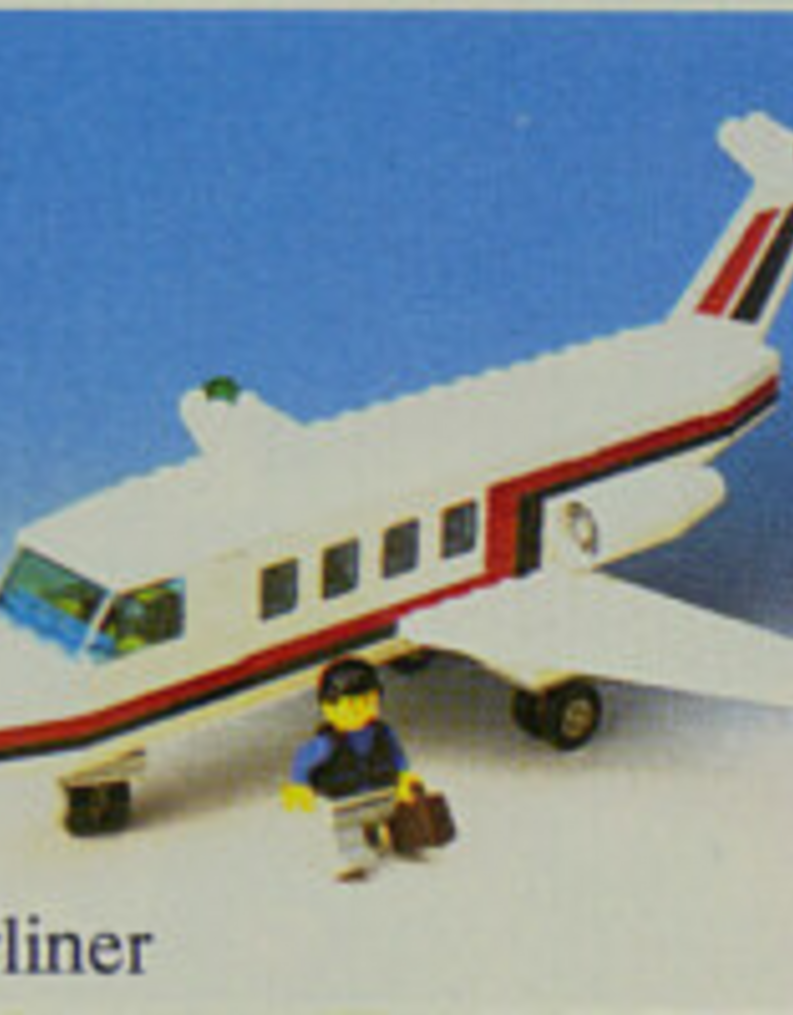 LEGO LEGO 6368 Jet Airliner LEGOLAND, Zonder doos Met Boekje Gebruikt