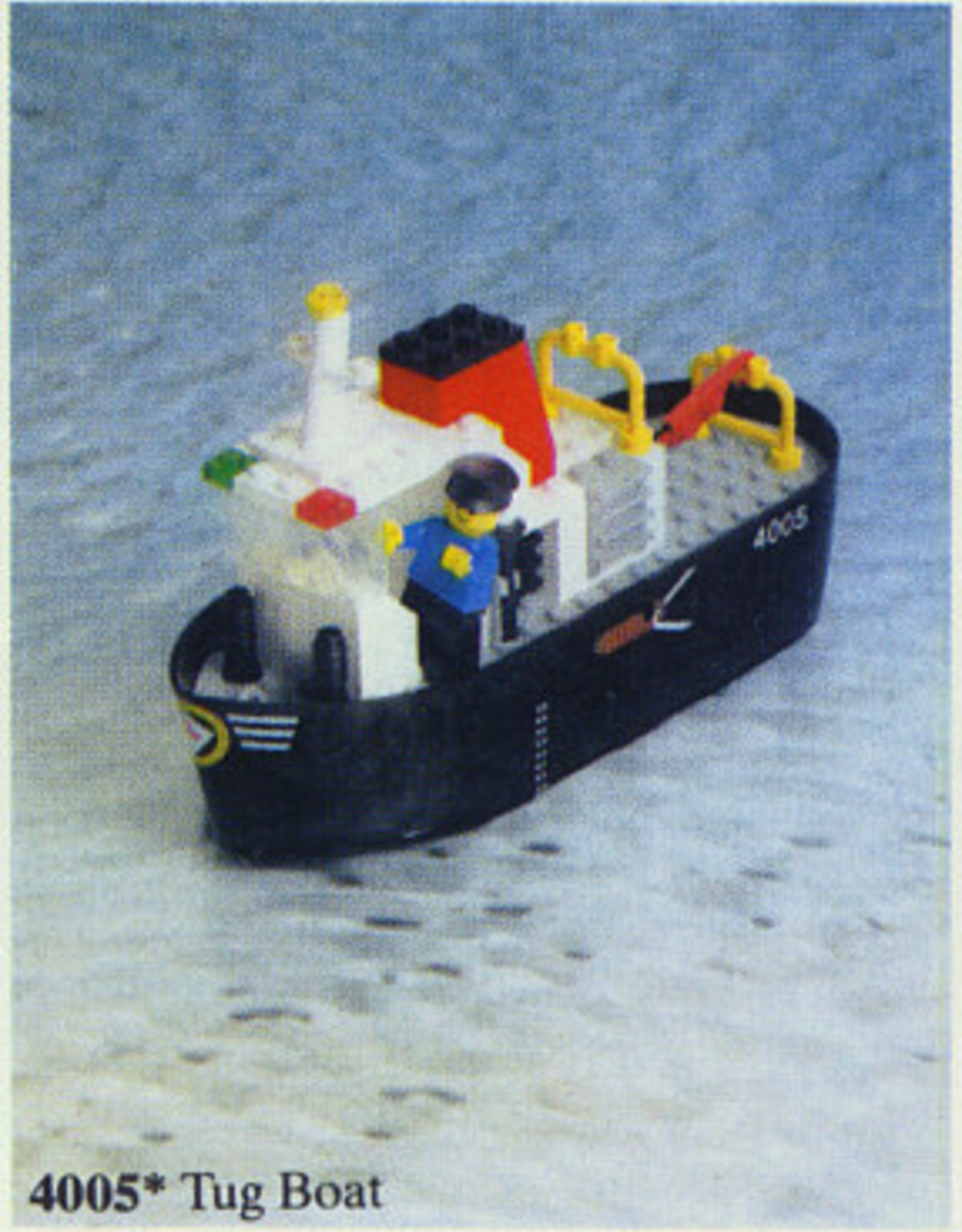 LEGO LEGO 4005 Tug Boat LEGOLAND, Zonder doos Met Boekje Gebruikt