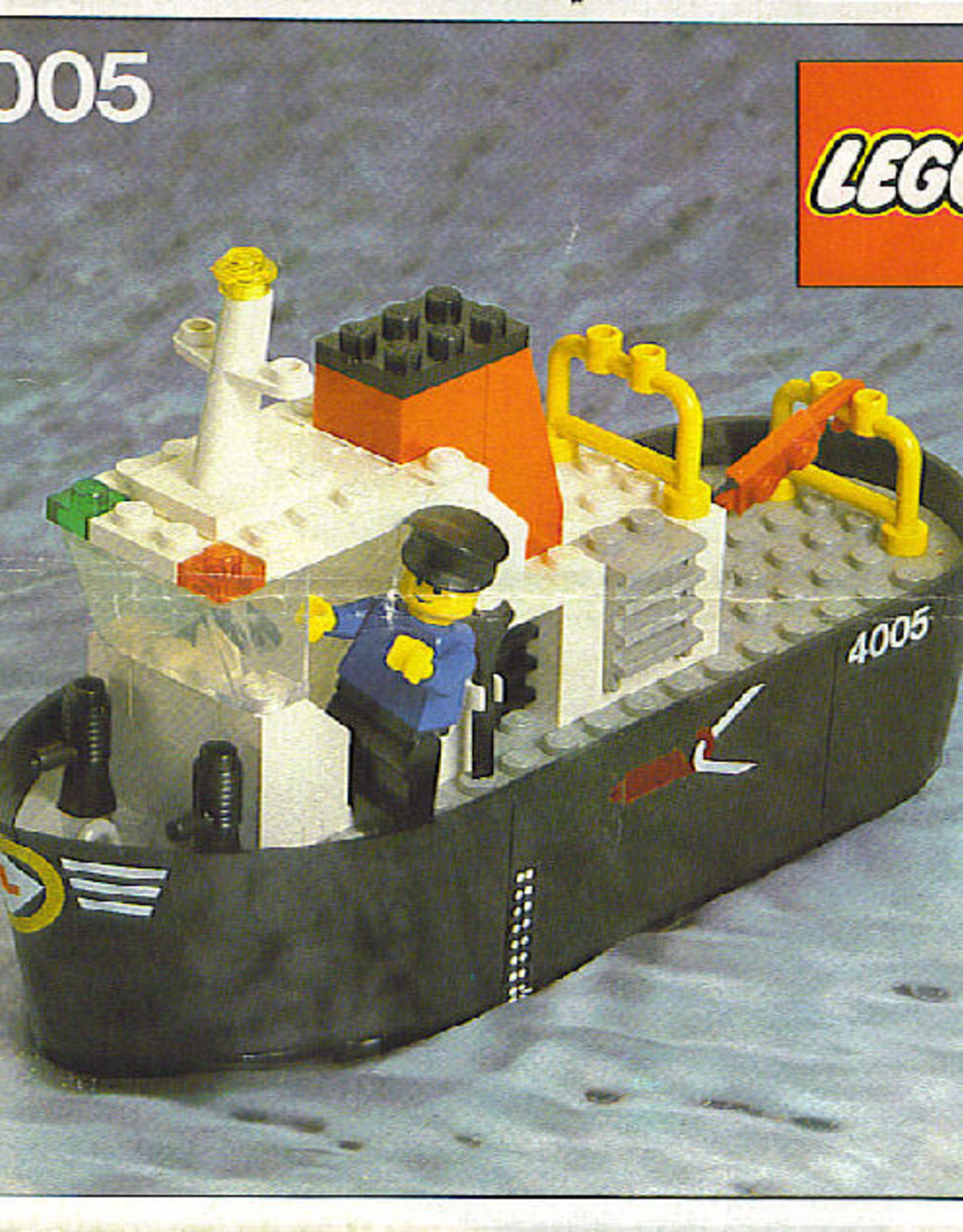 LEGO LEGO 4005 Tug Boat LEGOLAND, Zonder doos Met Boekje Gebruikt