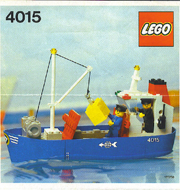 LEGO 4015 Freighter LEGOLAND, Zonder doos Met Boekje Gebruikt