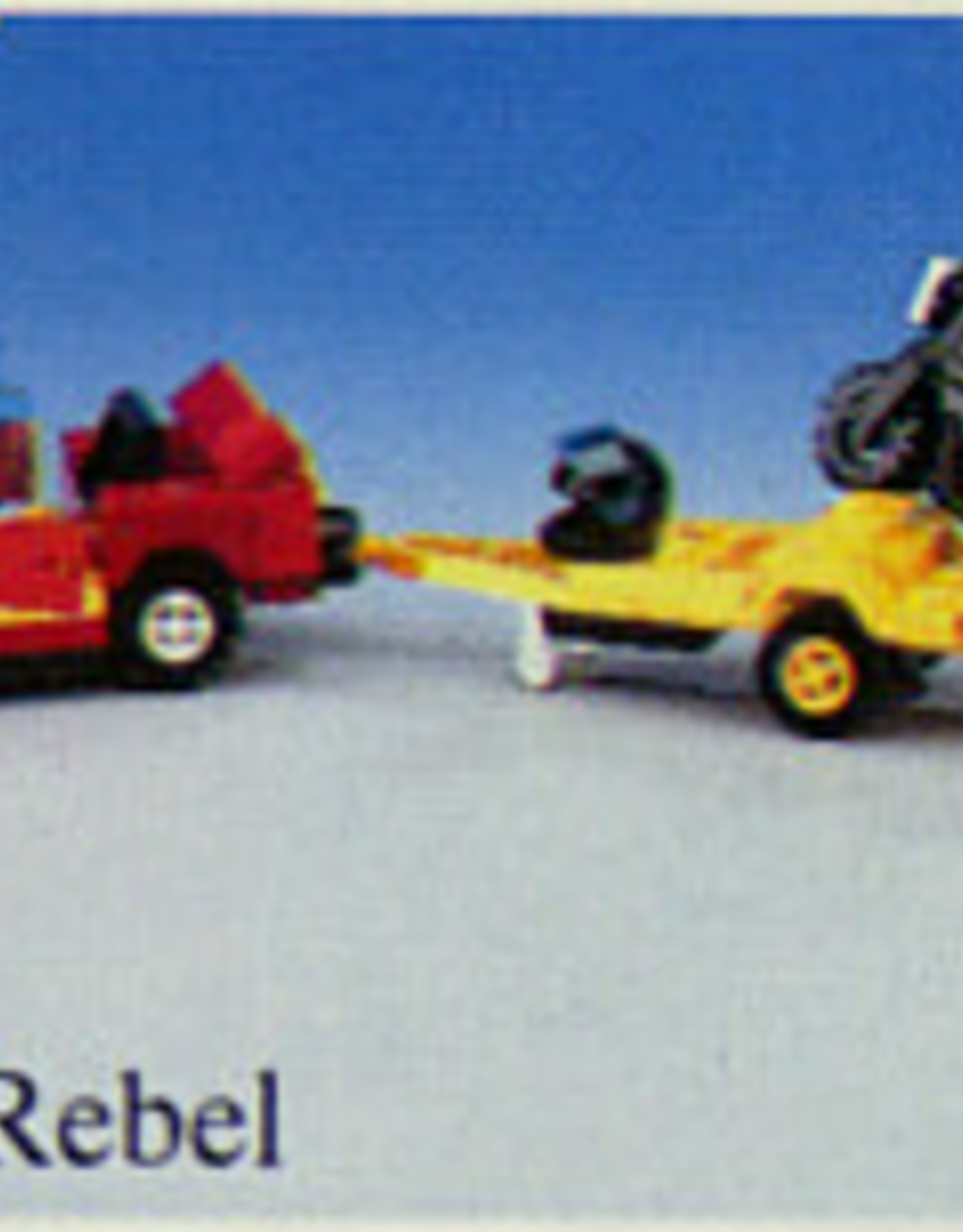 LEGO LEGO 6644 Road Rebel LEGOLAND, Zonder doos Met Boekje Gebruikt