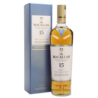Macallan 15 years triple cask in giftbox Macallan 15 years triple cask in giftbox
