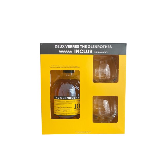 Glenrothes 10 Years old giftpack met 2 glazen