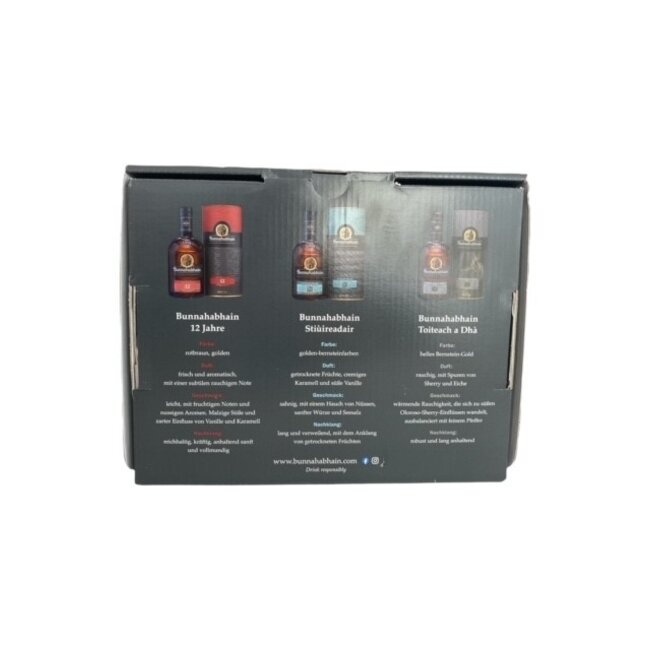Bunnahabhain Tasting set 3x 20cl