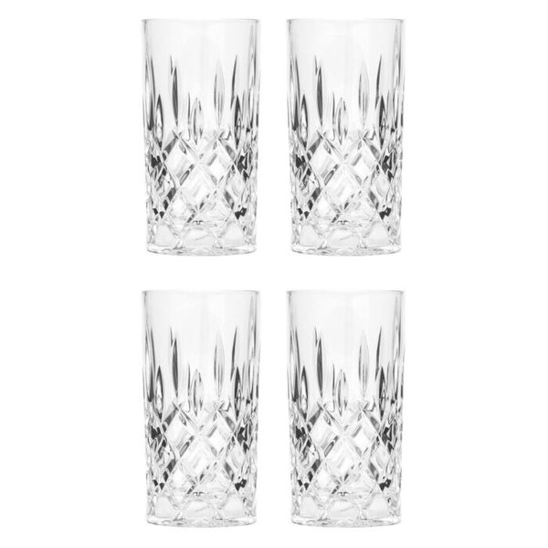 Nachtmann Noblesse Whisky Longdrink Glazen set 4 stuks