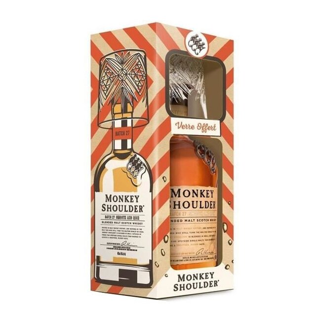 Monkey Shoulder Glass Pack 70 CL