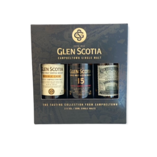 Glen Scotia Proeverij Double Cask, 15Y & Victoriana 3x 5cl