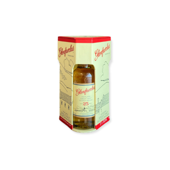 Glenfarclas Mini set 3 x 5cl - 15 Years Old, 21 Years Old, 25 Years Old