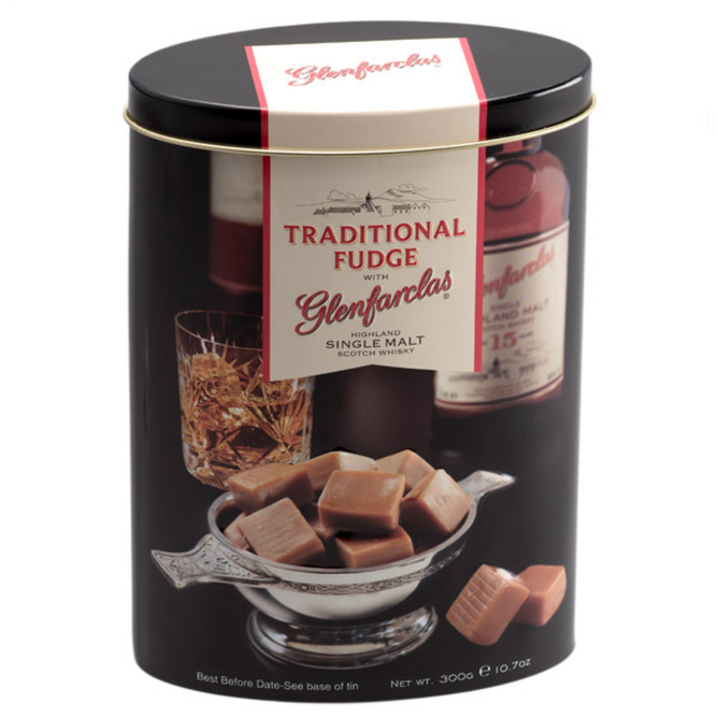 Glenfarclas Fudge in blik 250gr