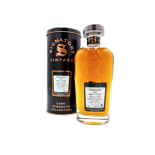 Signatory Vintage Glenallachie 2009 70CL 13Y Cask Strenght
