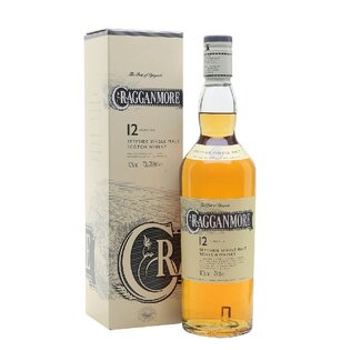 Cragganmore 12 Years Speyside Single Malt 70CL