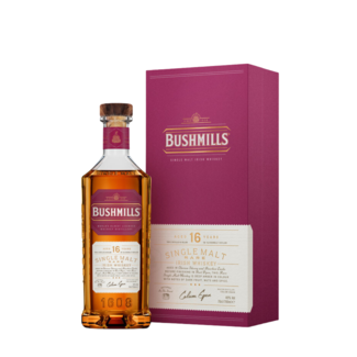 Bushmills 16 Years Three Wood + GB 70CL