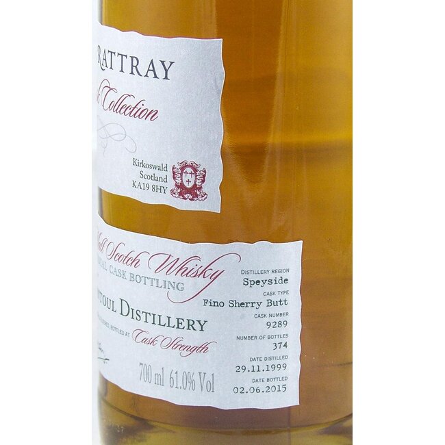 A.D. Rattray Tomintoul 1999 15Y Cask Collection
