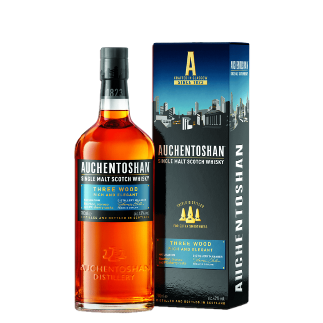 Auchentoshan Auchentoshan Three Wood in Giftbox 70CL