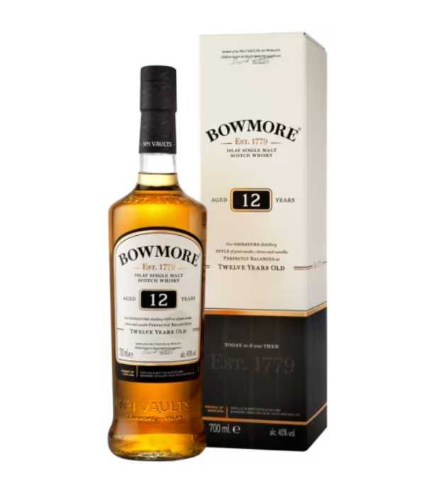 Bowmore 12 Year Single Malt 70CL In Giftbox - Club Whisky