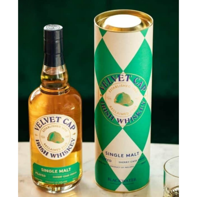 Velvet Cap Single Malt Peated Sherry Cask Finish In Tube 70CL
