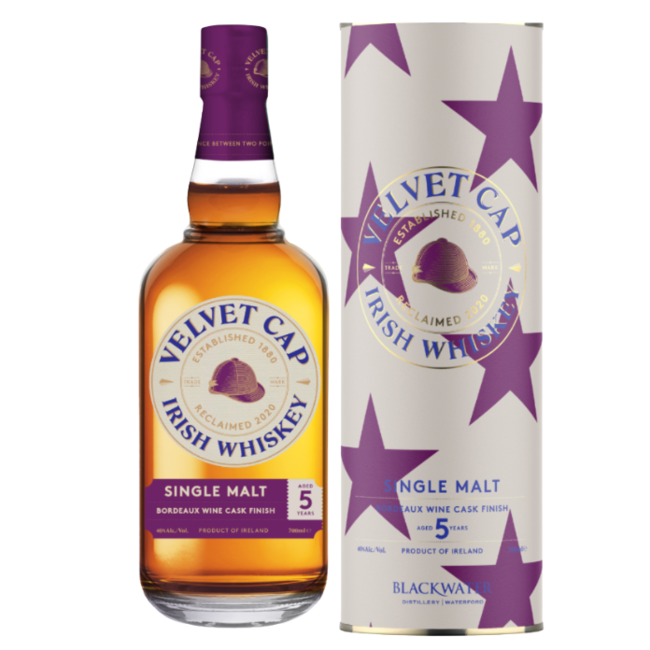 Velvet Cap 5 Year Old Bordeaux Wine Cask Finish in Tube 70CL