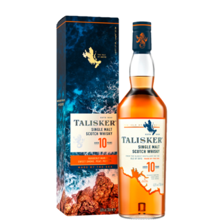 Talisker 10 Years Single Malt Scotch Whisky in Giftbox