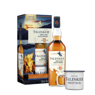 Talisker 10 Years Single Malt met 1 Mok in Giftbox