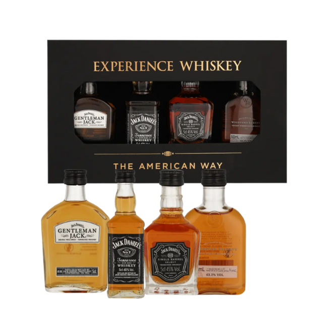 Jack Daniel's The American Experience Whiskey Set 4x5CL