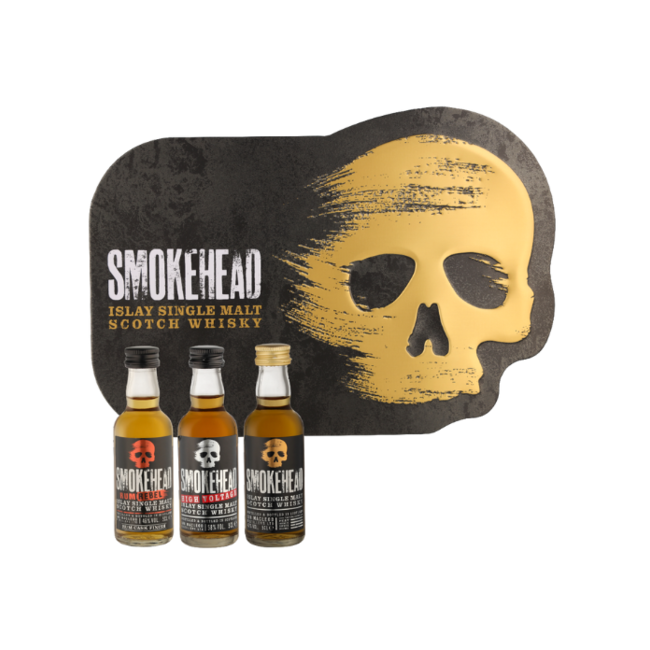 Smokehead Islay Singel Malt set van 3 x 5cl