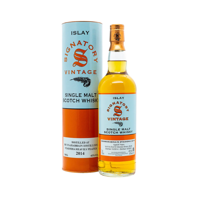 Signatory Vintage Staoisha 2014 70CL 8Y
