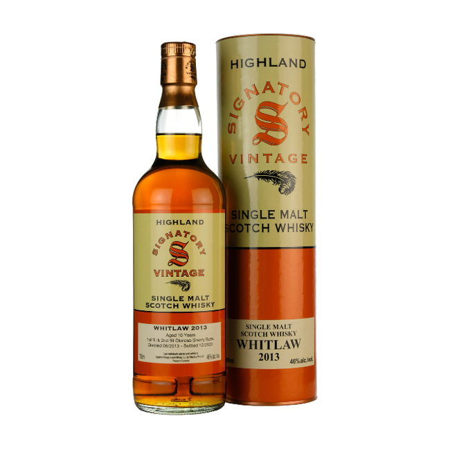 Signatory Vintage Whitlaw 2013 70CL 9Y