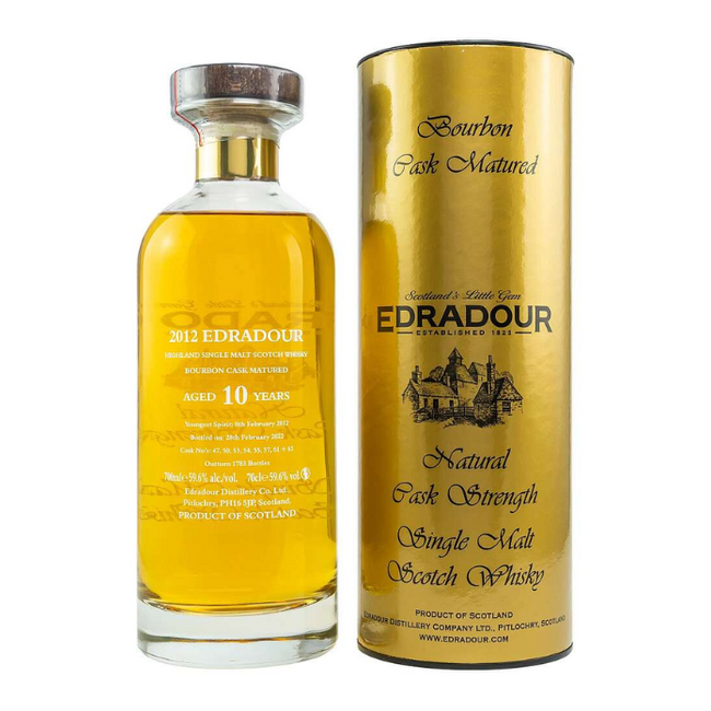 Edradour Bouron Cask Ibisco Decanter 10Y 2012 70CL