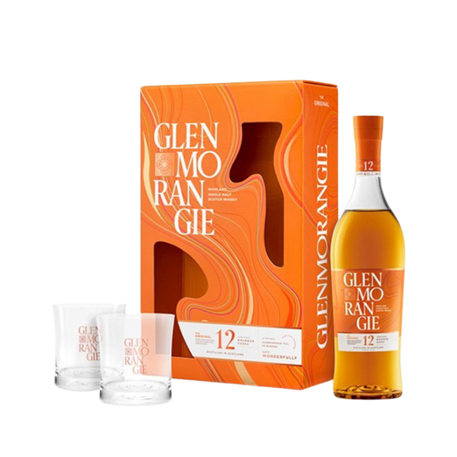 Glenmorangie The Original 12 Years Giftpack met 2 Glazen