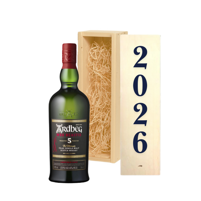 Gepersonaliseerde kist met Whisky