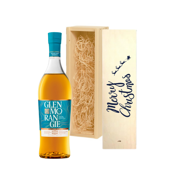 Kerstcadeau - Gepersonaliseerde kist met Whisky