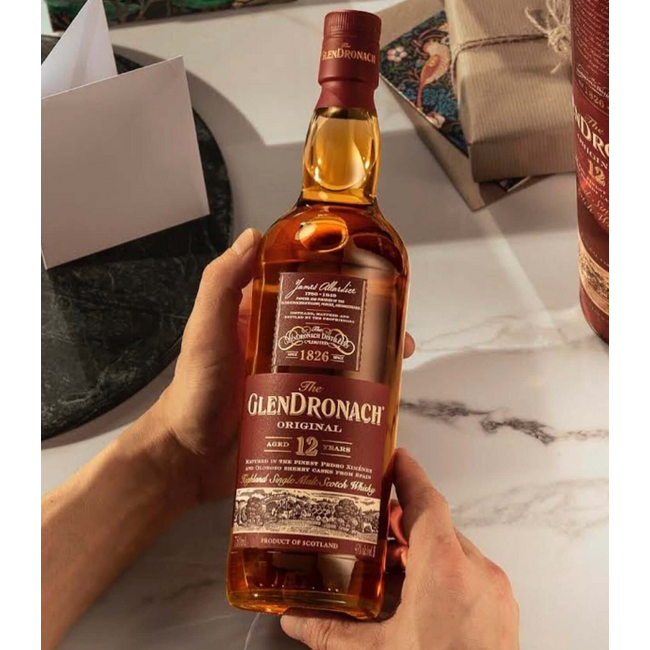 GlenDronach 12 years Original In Giftpack met glas