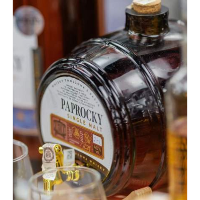 Paprocky Single Malt Vat/set met glaasjes