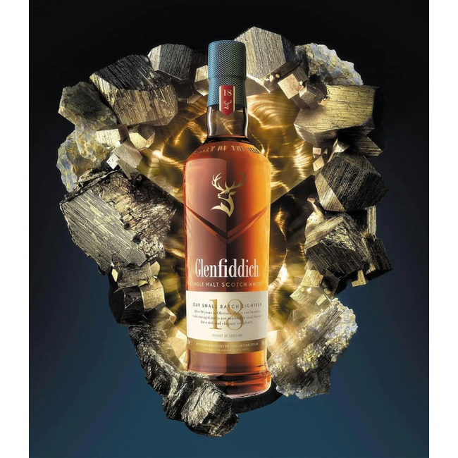 Glenfiddich  18 Year Single Malt Geschenkset met 2 Glazen