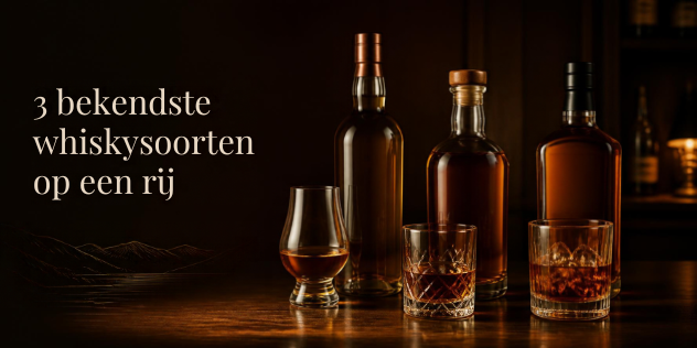 3 Bekendste whiskysoorten op een rij