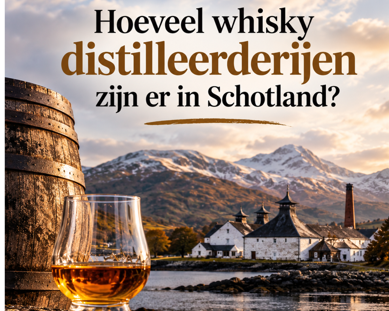 Hoeveel whisky distilleerderijen zijn er in Schotland?