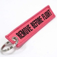 Remove Before Flight Tag Pink