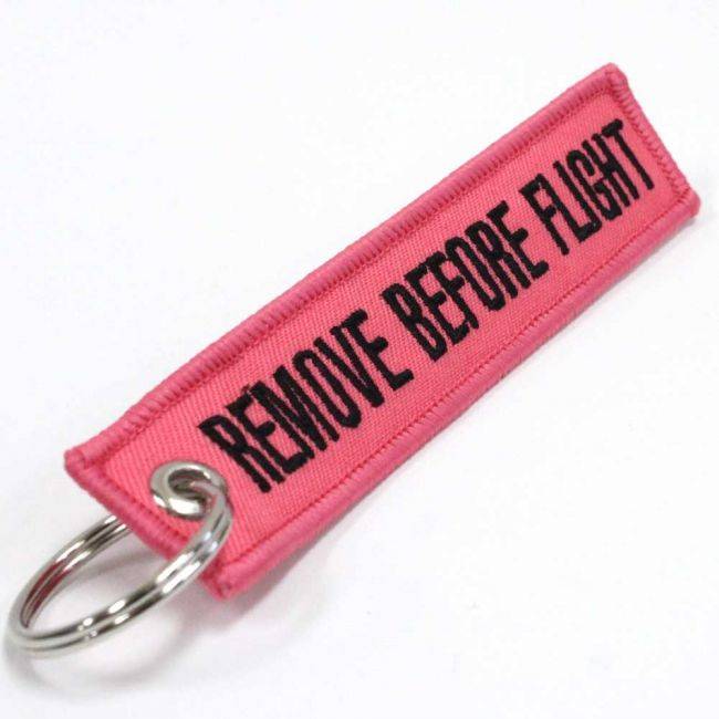 Remove Before Flight Tag Pink Diecast Trading