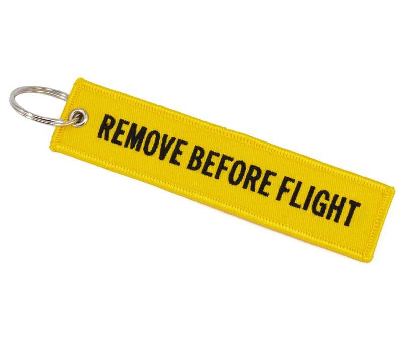 Remove Before Flight Tag Yellow - Diecast Trading