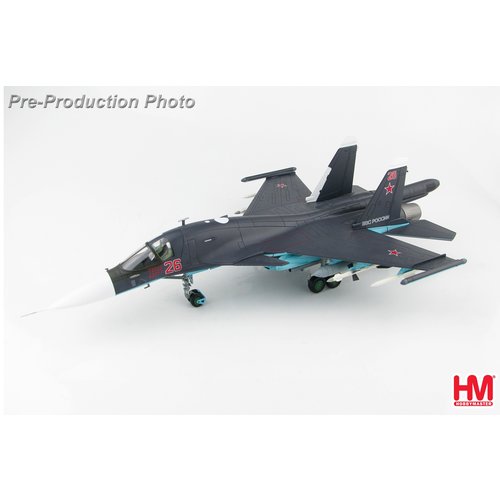 Hobby Master 1:72 Sukhoi Su-34 Fullback Fighter Bomber Red 26, Russian Air Force, Syria, 2015 Hobby Master 1:72 Sukhoi Su-34 Fullback Fighter Bomber Red 26, Russian Air Force, Syria, 2015