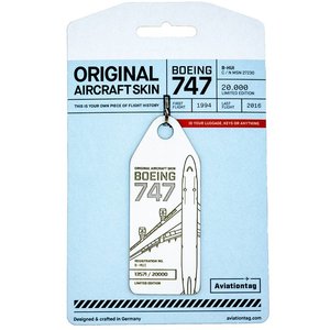 Aviationtag Aviationtag - Boeing 747 - B-HUI (white)