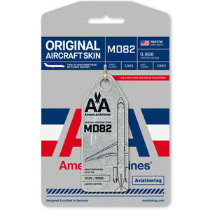 Aviationtag Aviationtag - MD82 - N922TW (Blanc) - American Airlines